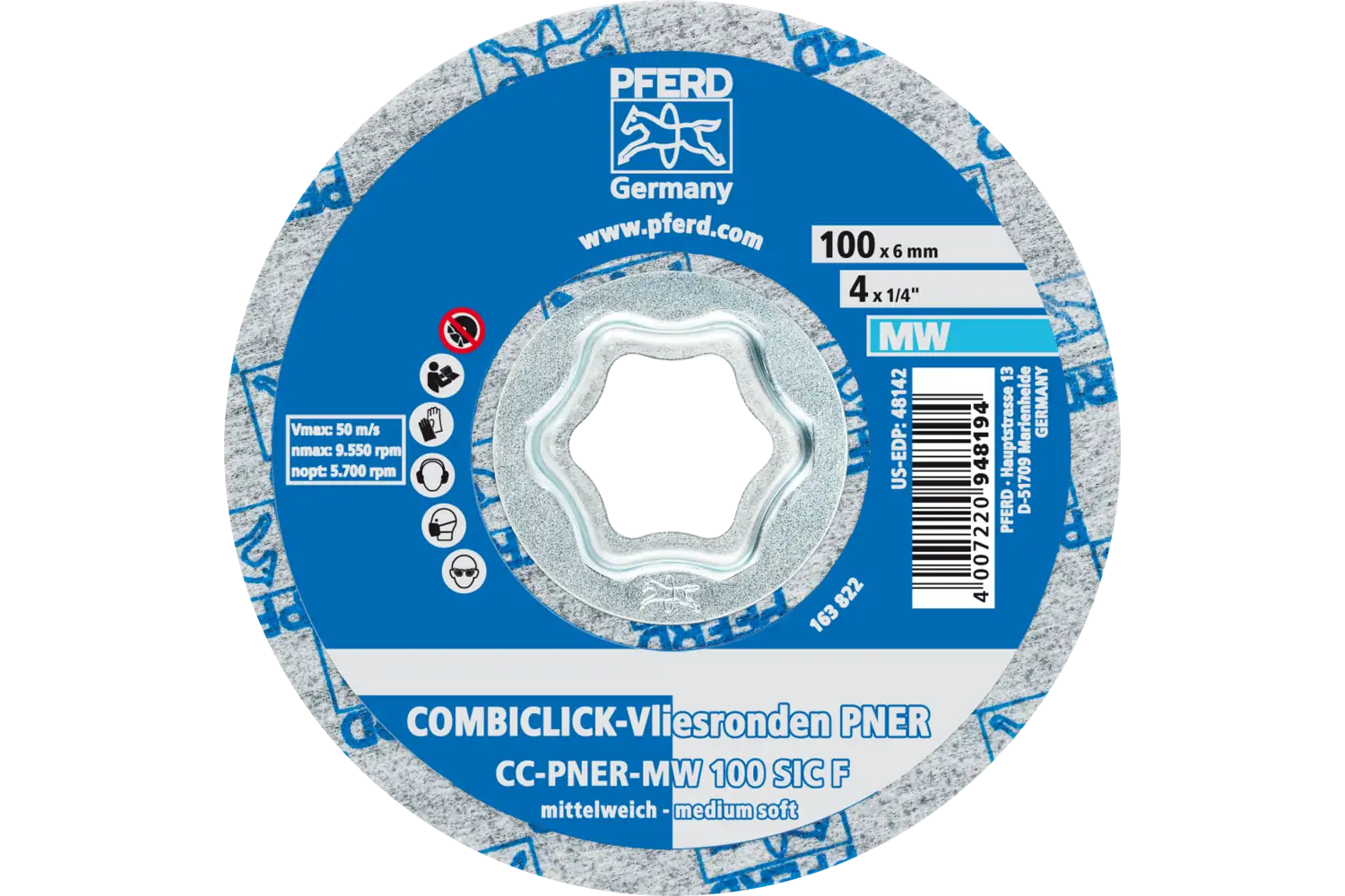 Non-Woven Discs Cc-Pner Mw CC-PNER MW 100 SiC F 3