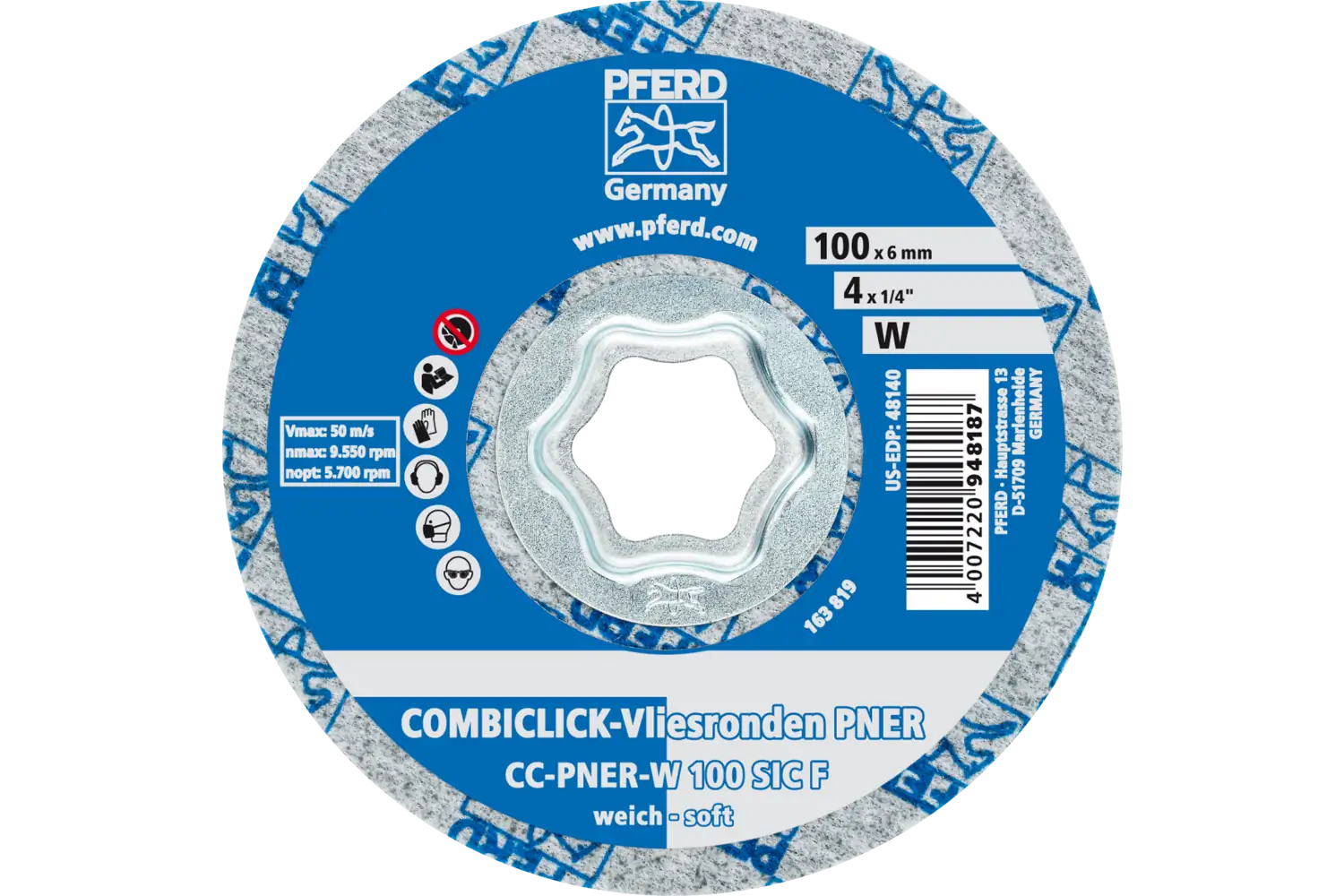 Non-Woven Discs Cc-Pner W CC-PNER W 100 SiC F 3
