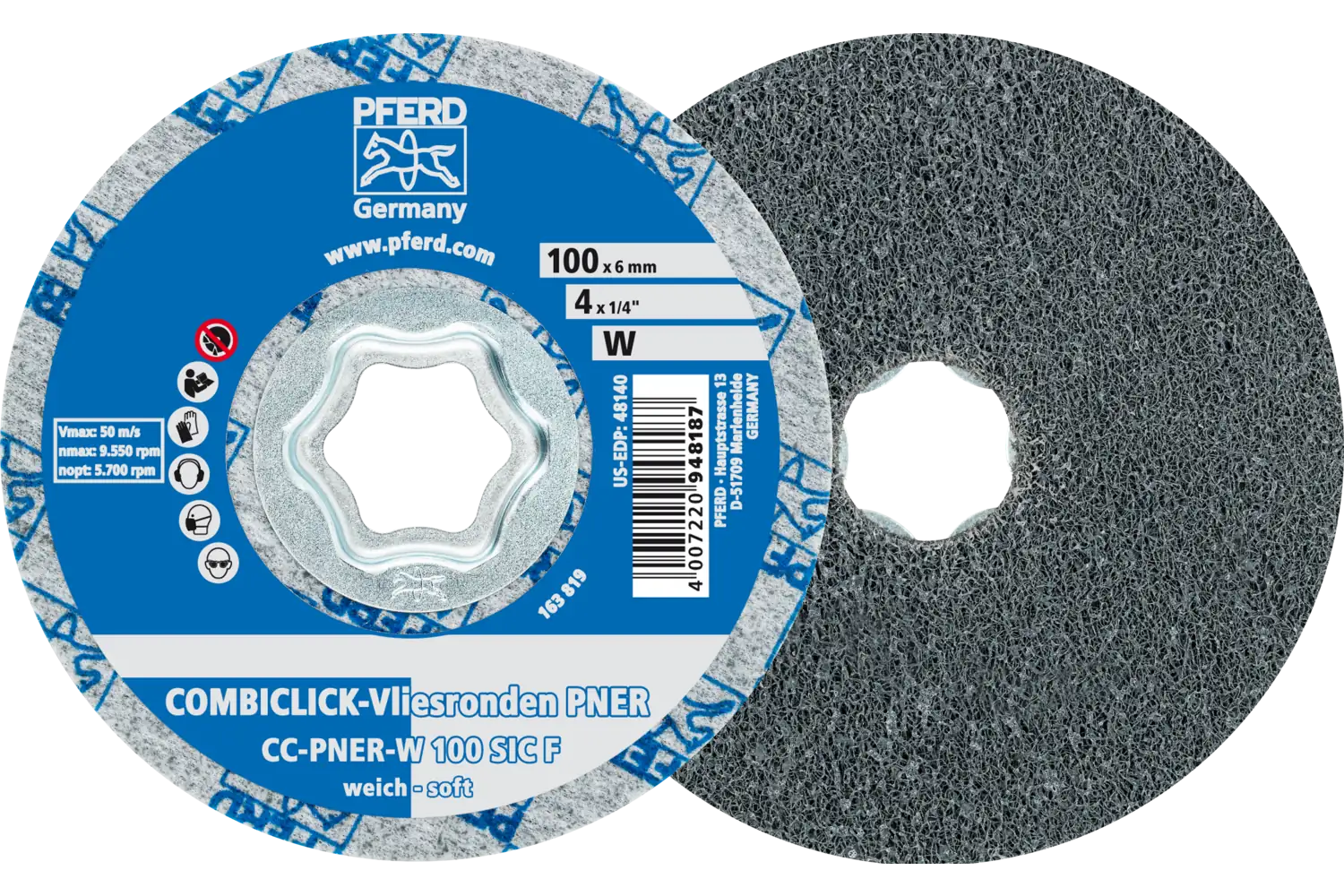 Non-Woven Discs Cc-Pner W CC-PNER W 100 SiC F