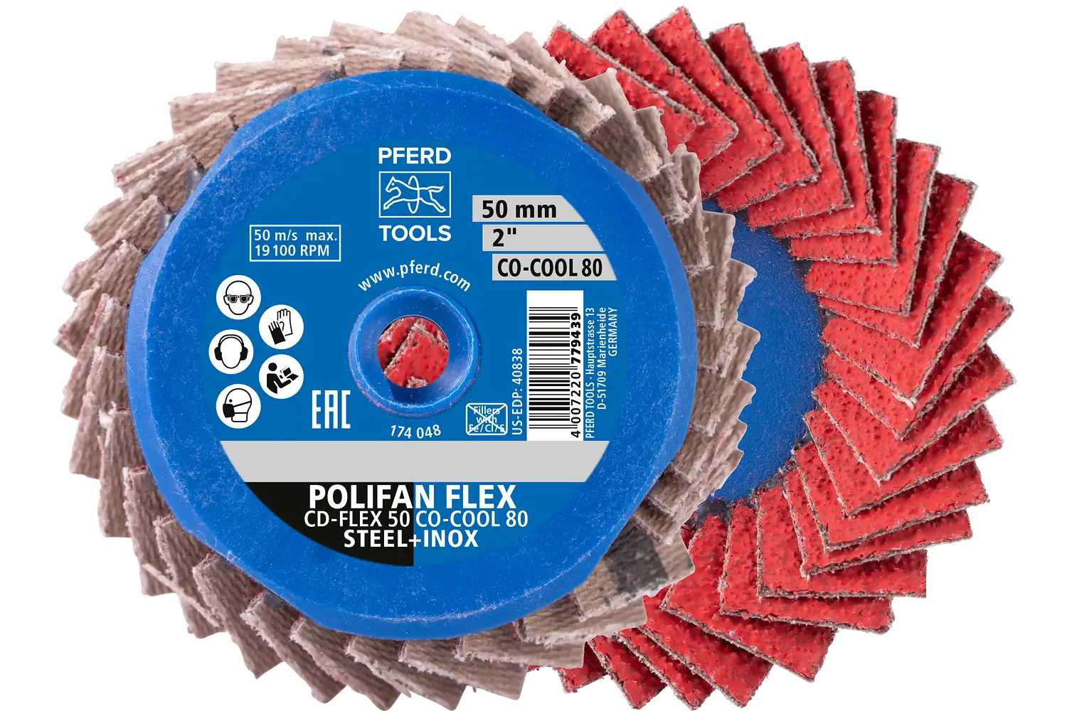 Disc lamelar frontal (POLIFAN) CD-FLEX 50 CO-COOL 40