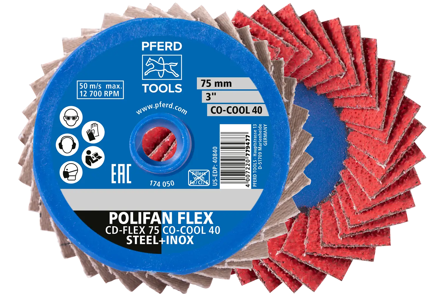 Disc lamelar frontal (POLIFAN) CD-FLEX 75 CO-COOL  80