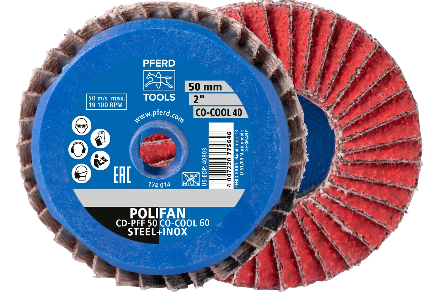 Disc lamelar frontal (POLIFAN) CD-PFF 50 CO-COOL  40
