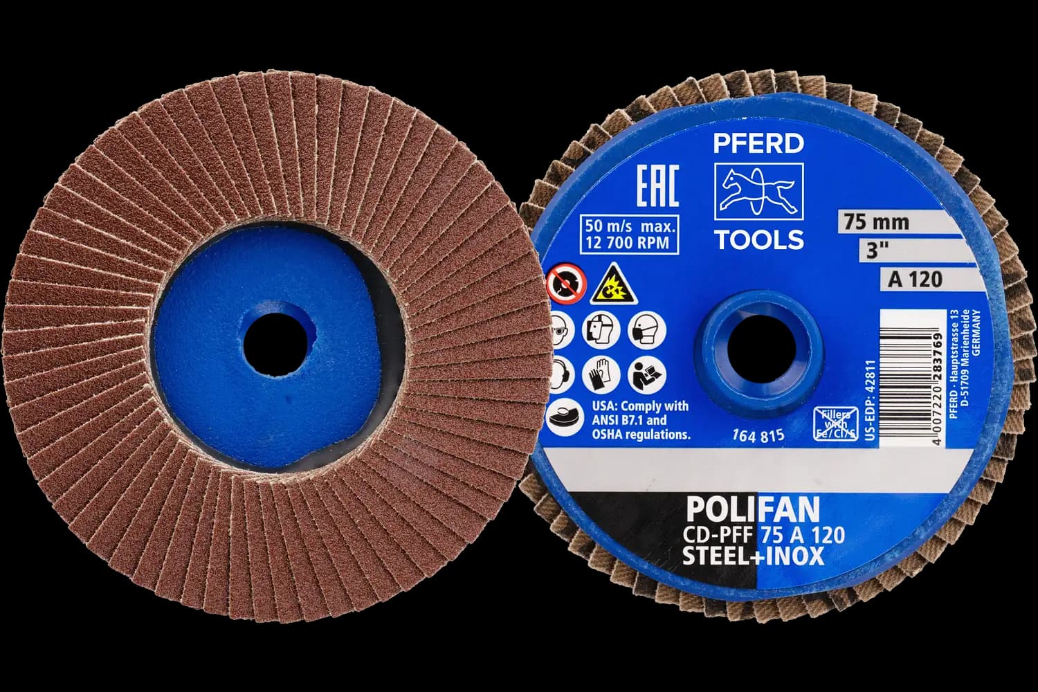 Cd-Mini-Flap Disc Cd-Pff CD PFF 75 A 120