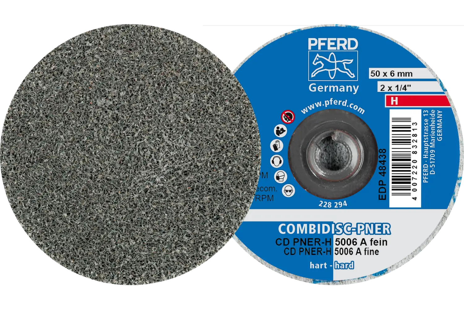 Disc abraziv cu prindere rapidă (sistem COMBIDISC) CD PNER-H 5006 A F