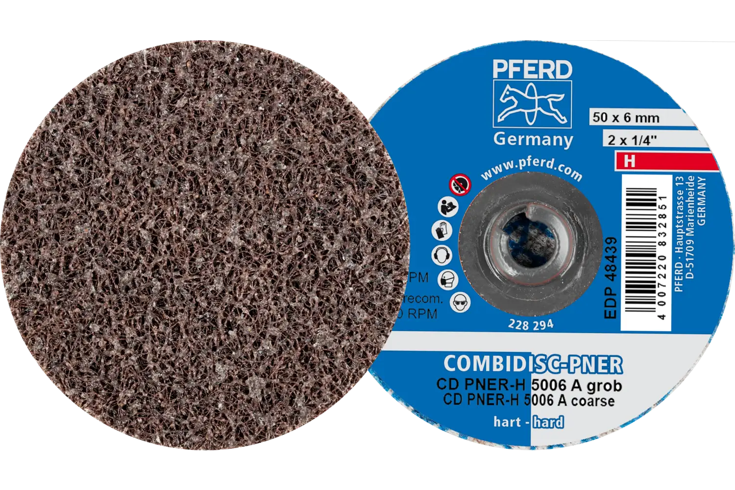 Disc abraziv cu prindere rapidă (sistem COMBIDISC) CD PNER-H 5006 A G
