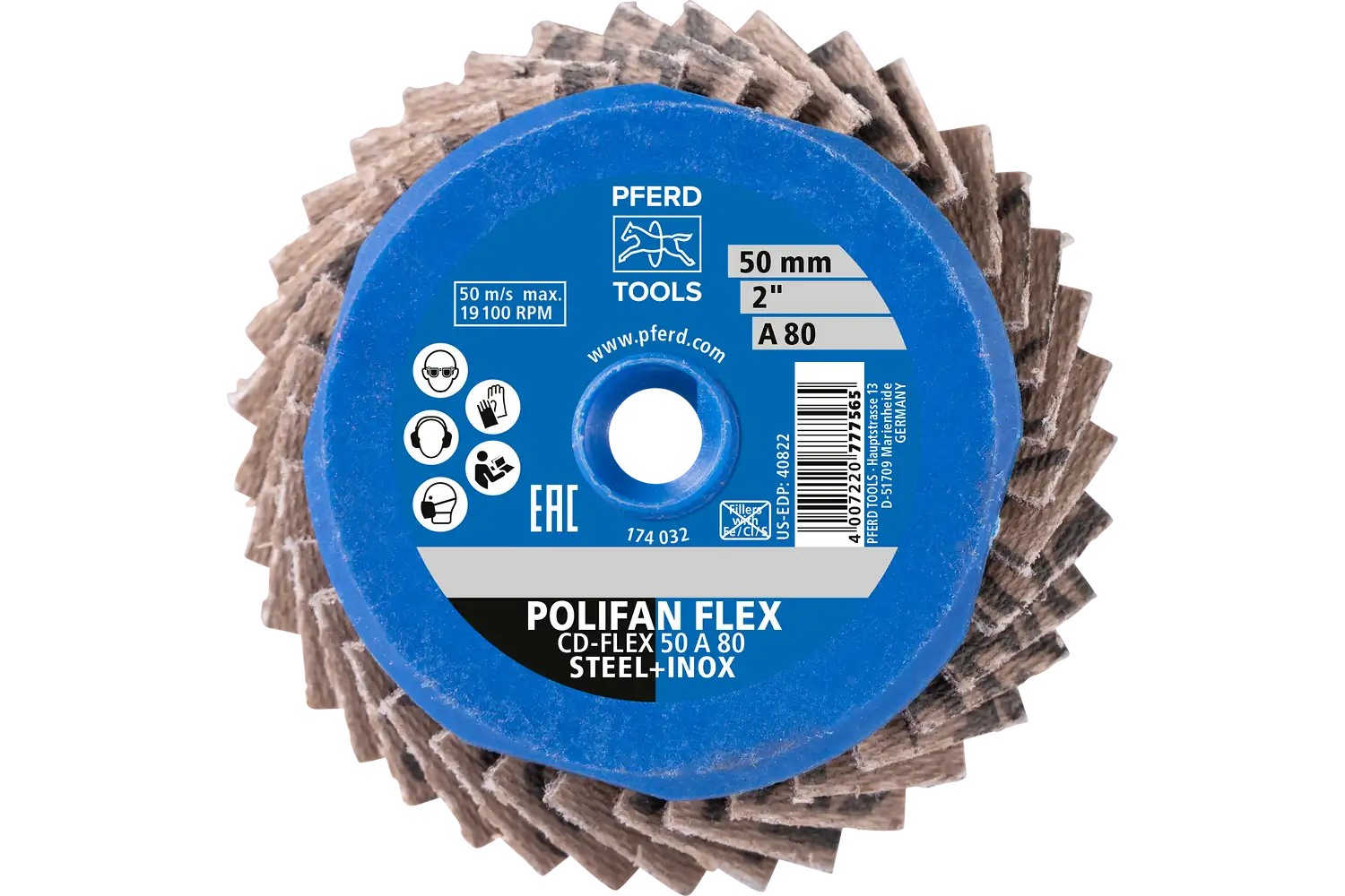 Disc abraziv cu prindere rapidă (sistem COMBIDISC) CDR-FLEX 50 A  40 3