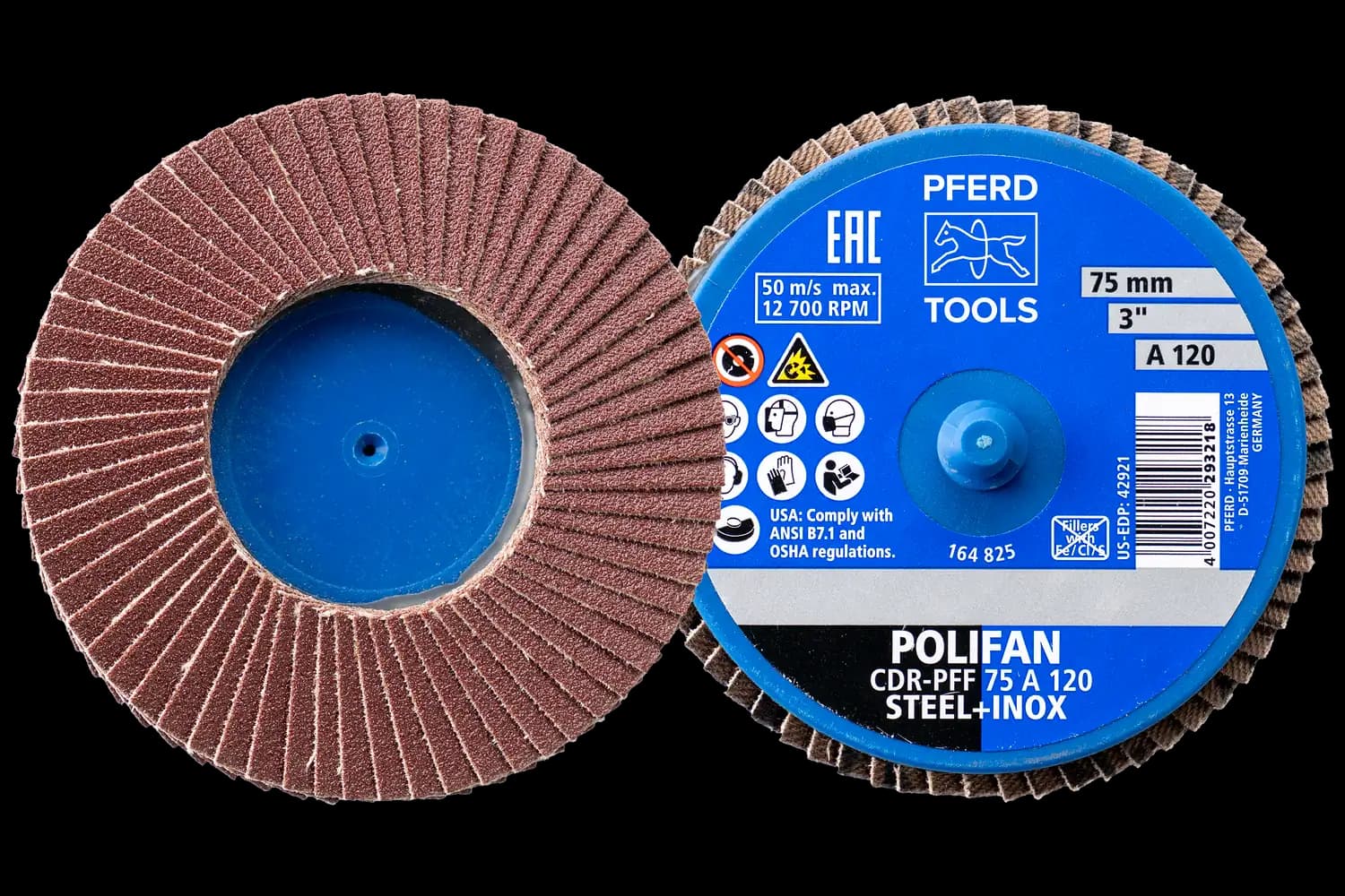 Disc lamelar frontal (POLIFAN) CDR PFF 75 A 120