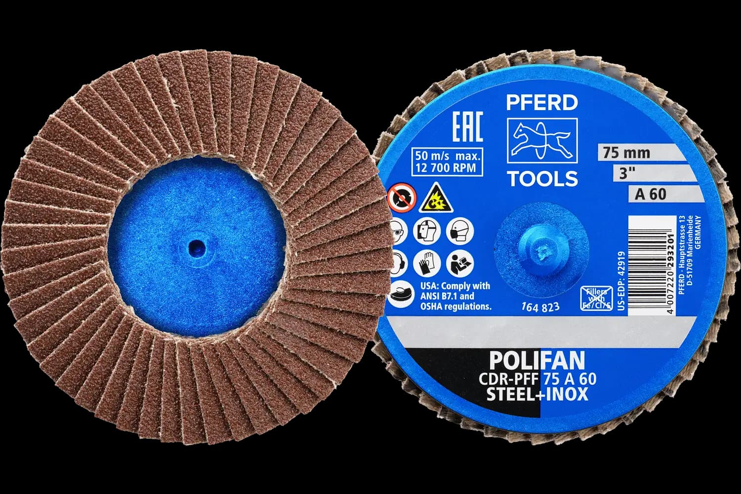 Disc lamelar frontal (POLIFAN) CDR PFF 75 A 60