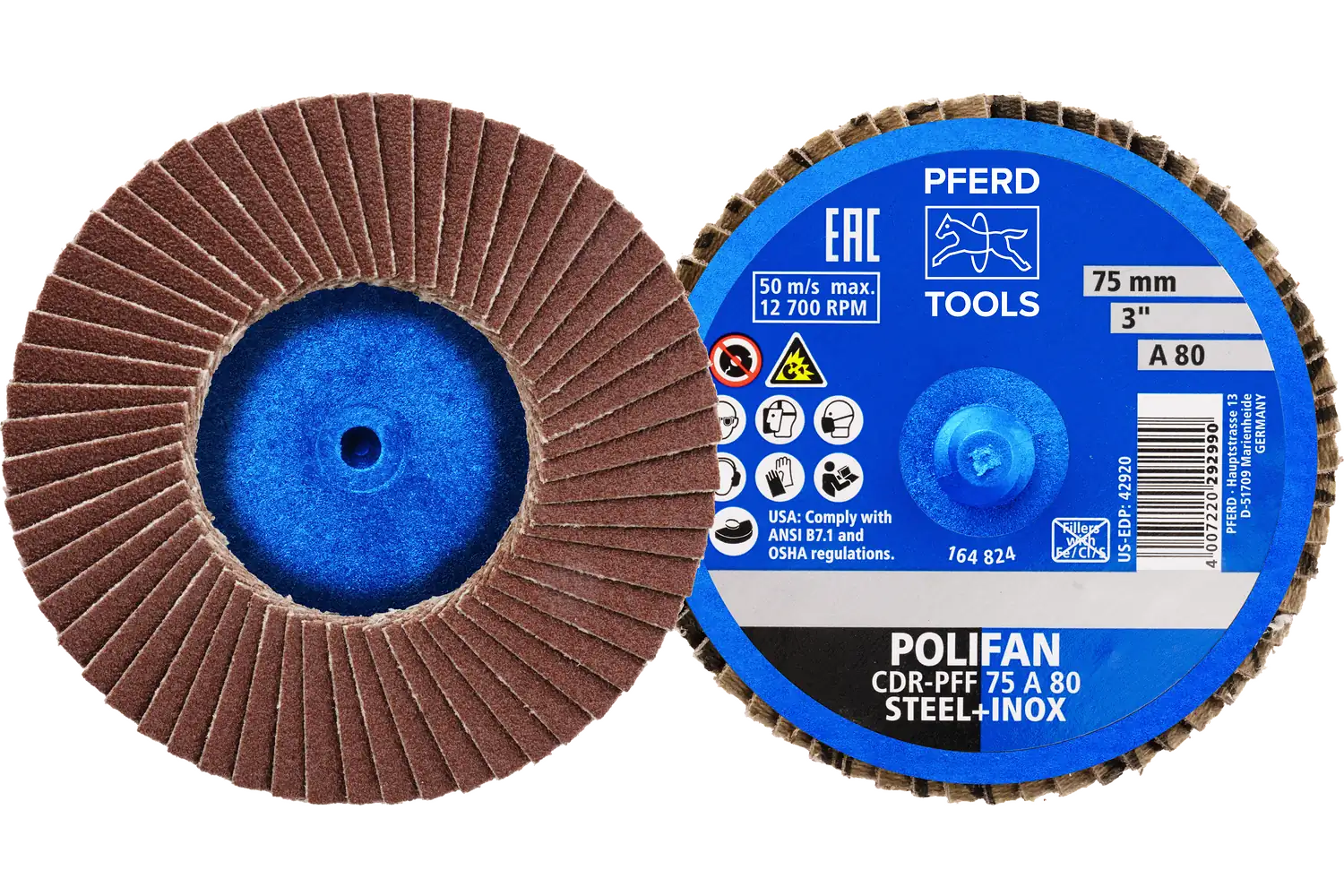 Disc lamelar frontal (POLIFAN) CDR PFF 75 A 80