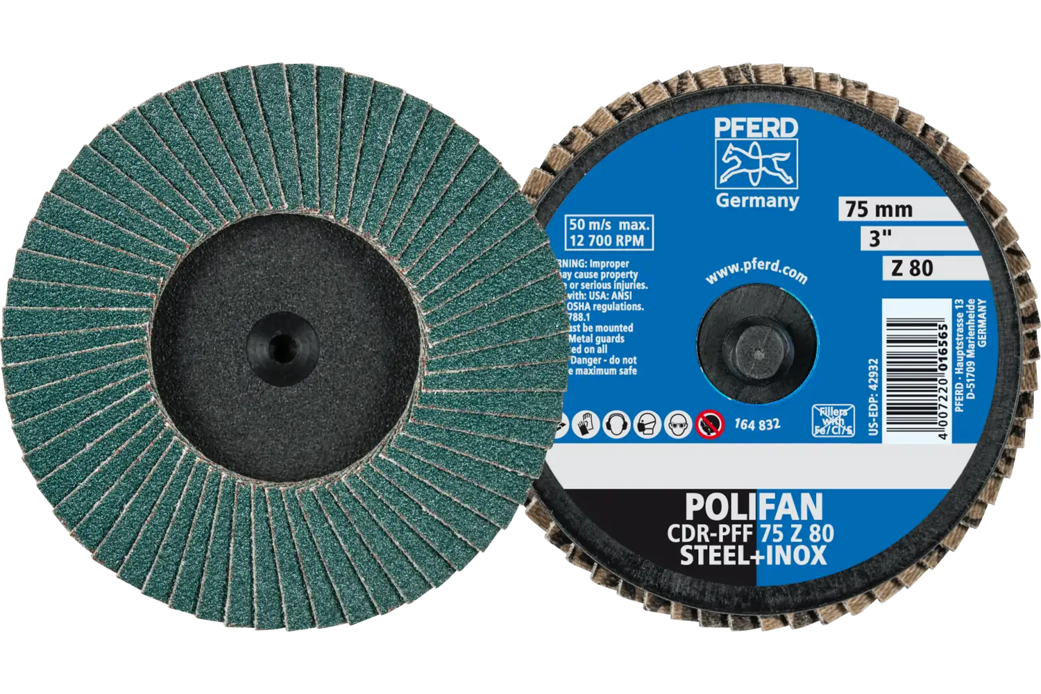 Disc lamelar frontal (POLIFAN) CDR PFF 75 Z 80