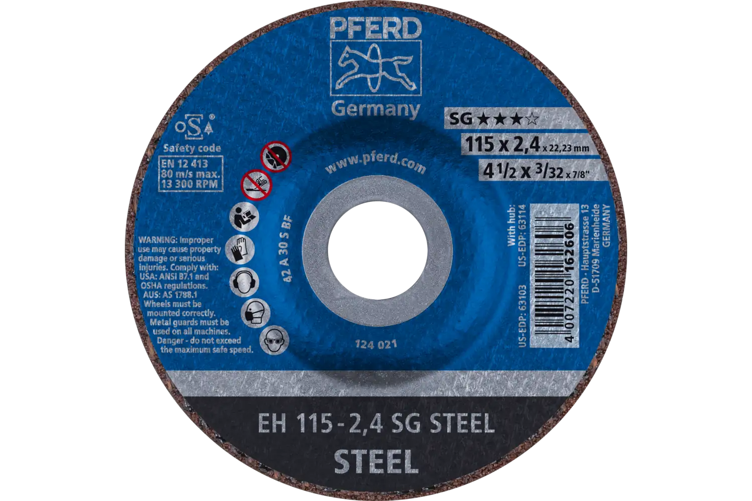 Disc de debitat (tăiere) EH 115-2,4 SG STEEL