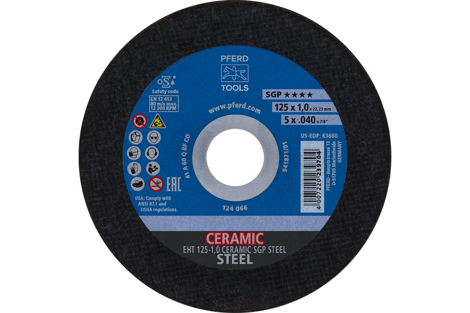 Disc de debitat (tăiere) EHT 100-1,3 CERAMIC SGP STEEL/16,0