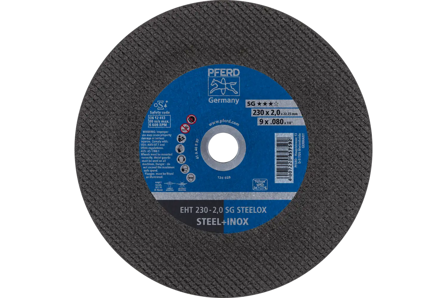 Disc de debitat (tăiere) EHT 230-2,0 SG STEELOX
