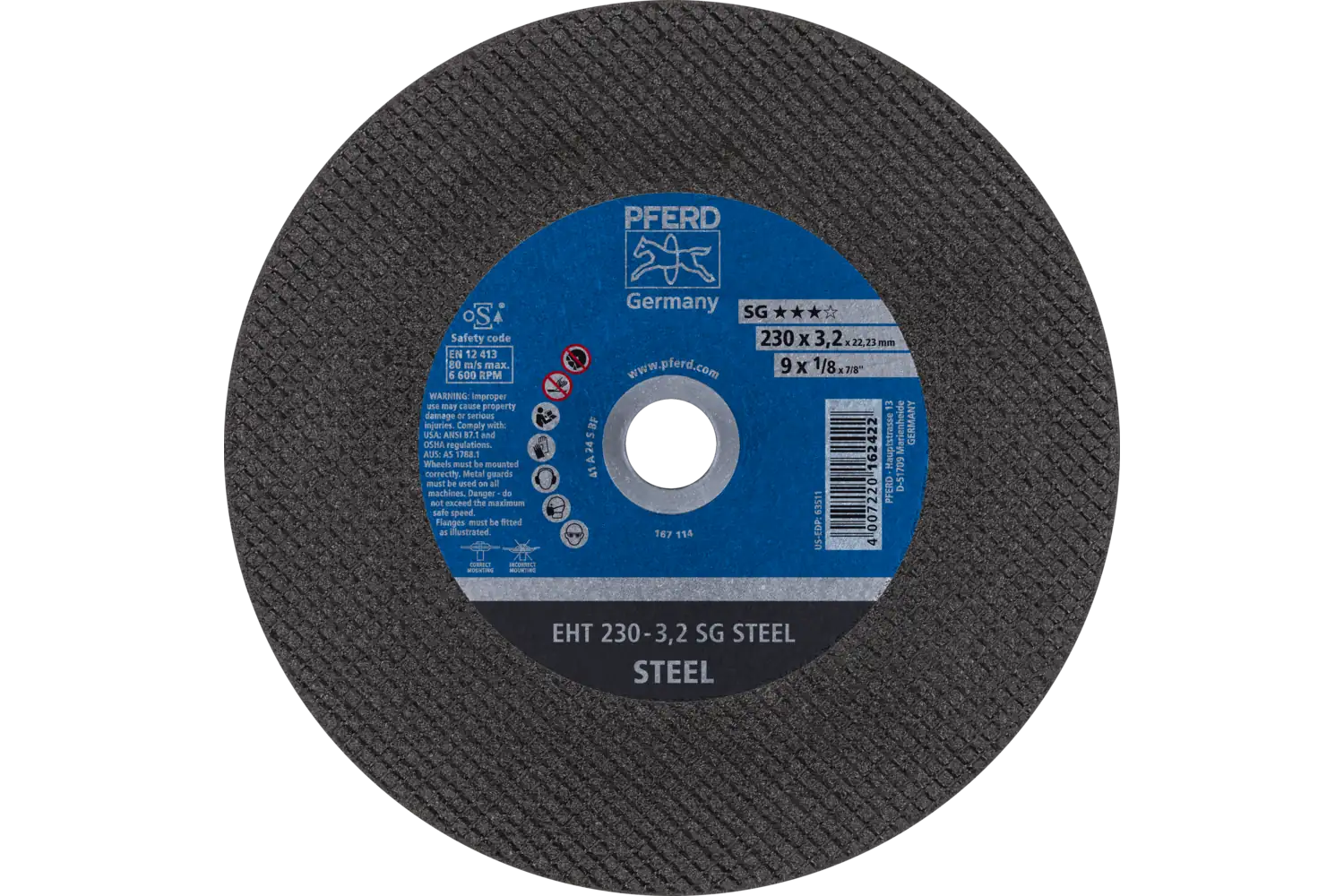 Disc de debitat (tăiere) EHT 230-3,2 SG STEEL