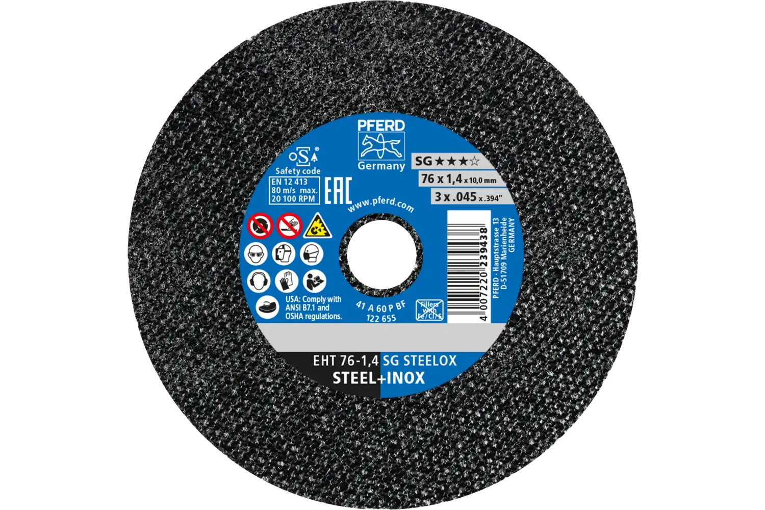 Disc de debitat (tăiere) EHT 76-1,4 SG STEELOX/10,0