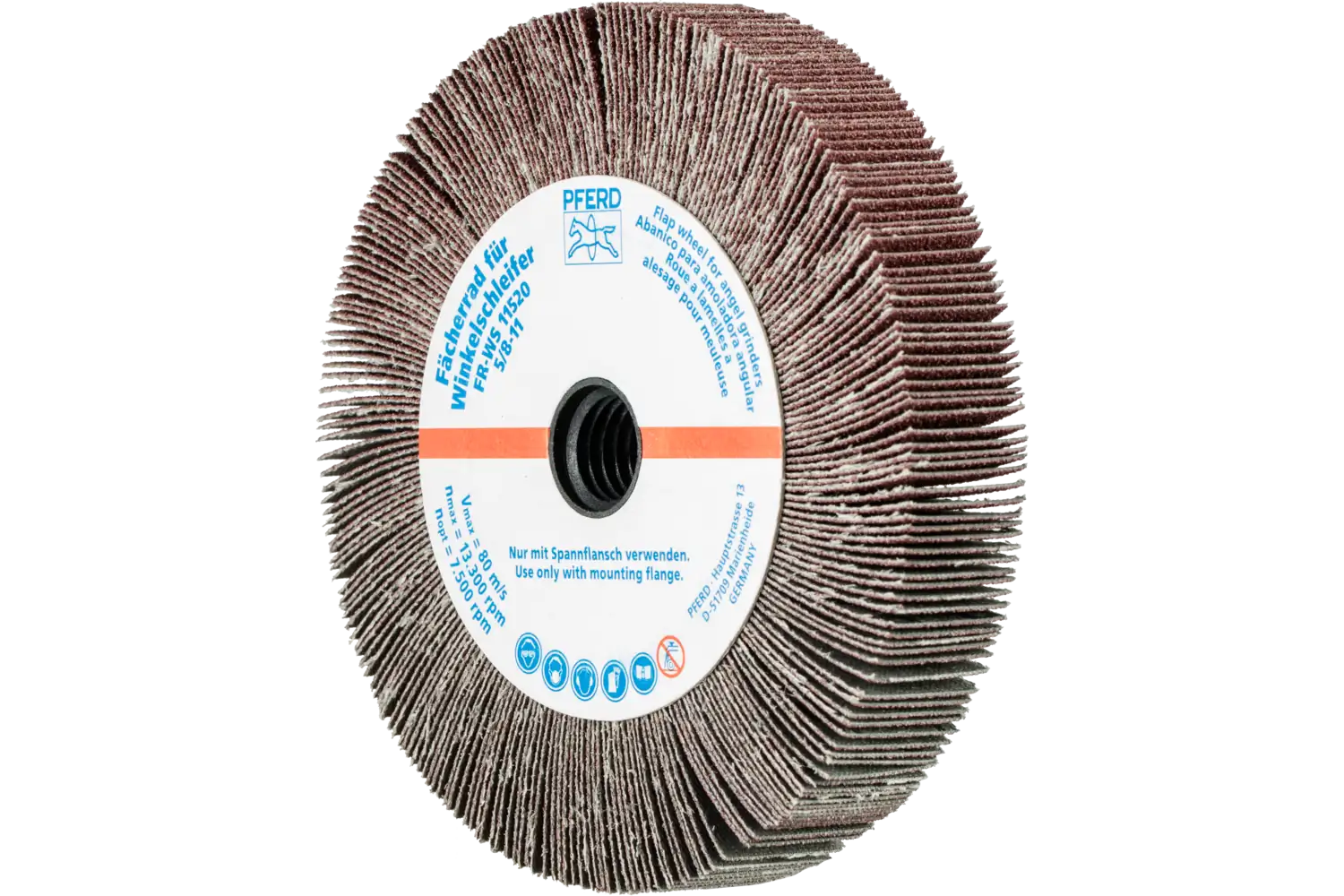 Corp abraziv lamelar cu tijă (perie lamelară) FR WS 11520 5/8-11 A 80