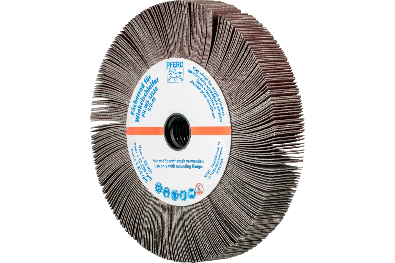 Corp abraziv lamelar cu tijă (perie lamelară) FR WS 12520 5/8-11 A 320