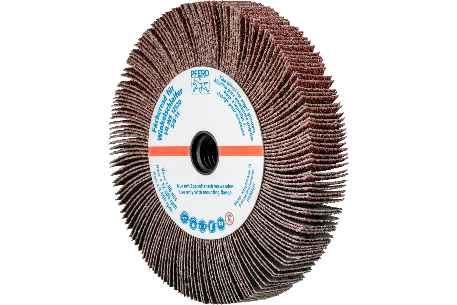 Corp abraziv lamelar cu tijă (perie lamelară) FR WS 12520 5/8-11 A 40