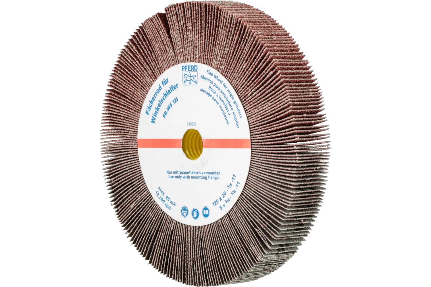 Corp abraziv lamelar cu tijă (perie lamelară) FR WS 12520 5/8-11 A 80