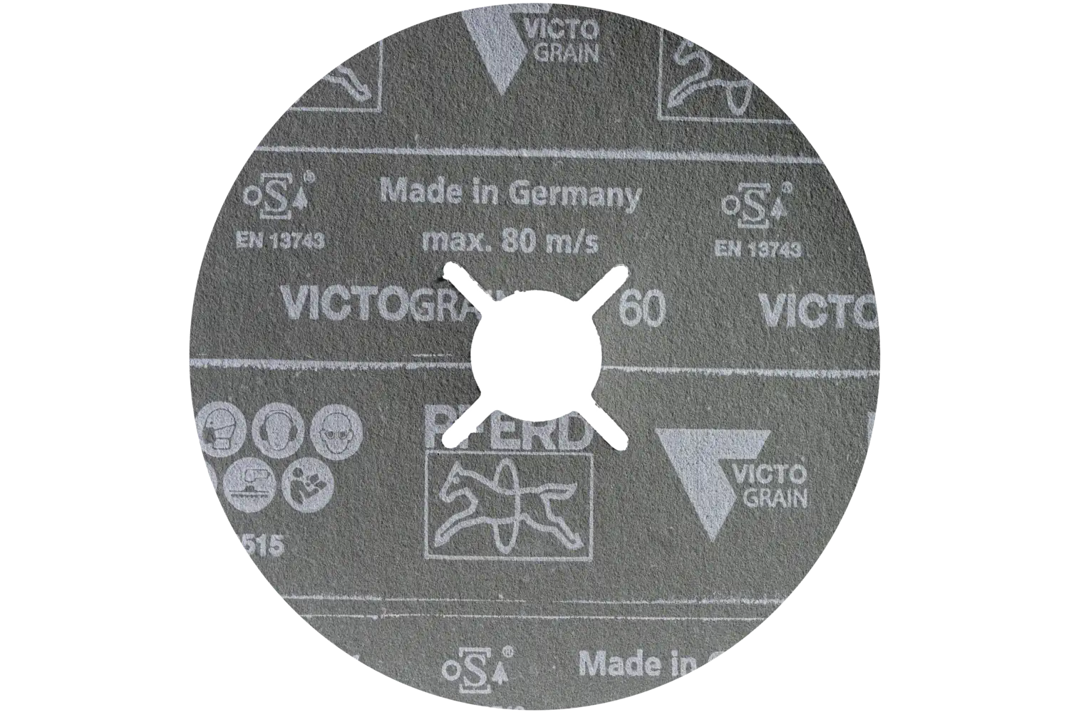 Disc abraziv de șlefuire FS 125-22 VICTOGRAIN 60