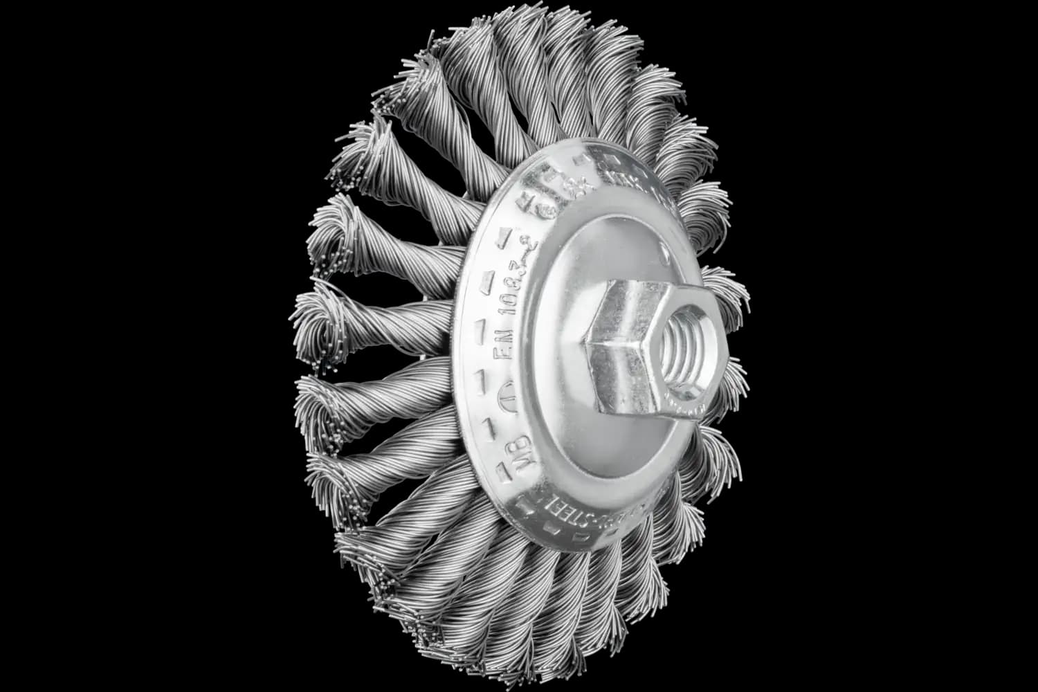Perie industrială din sârmă de oțel POS KBG 11515/M14 ST 0,50