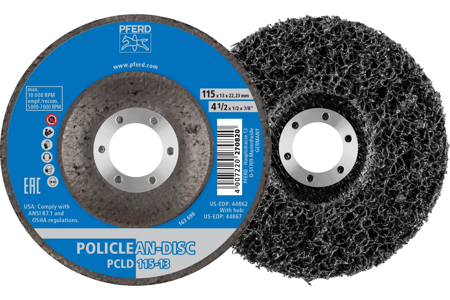 Policlean-Disc Pcld PCLD 115-13