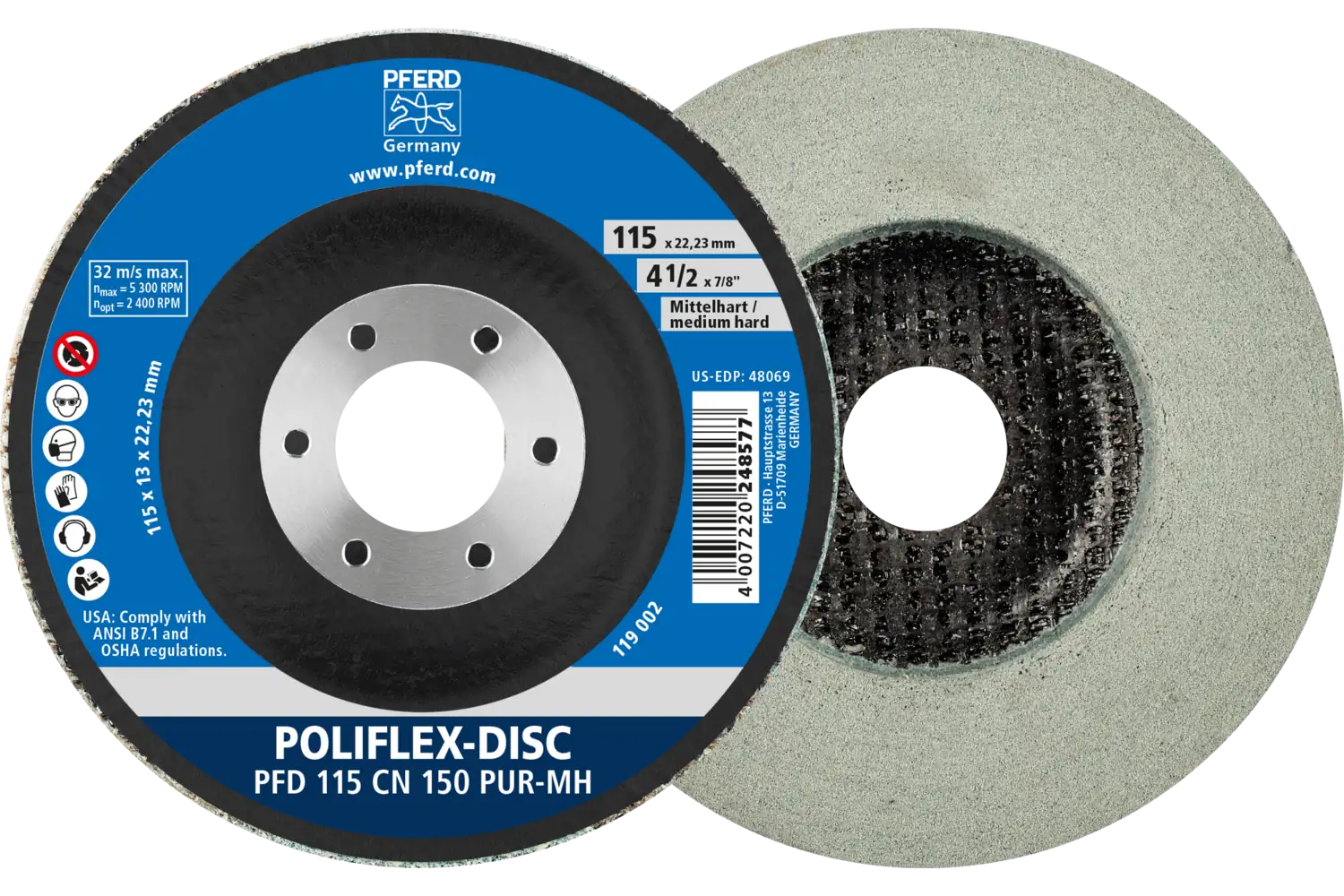 Poliflex PFD 115-22 CN 150 PUR-MH