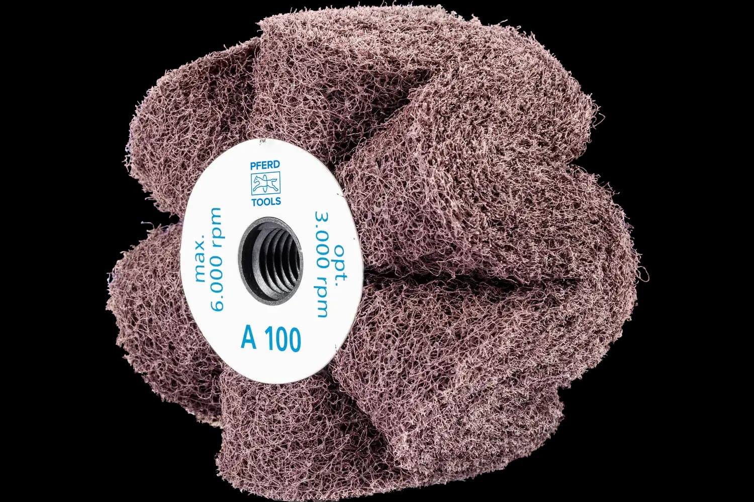Corp abraziv nețesut cu tijă (POLINOX) PNG 10050 5/8-11 A 100