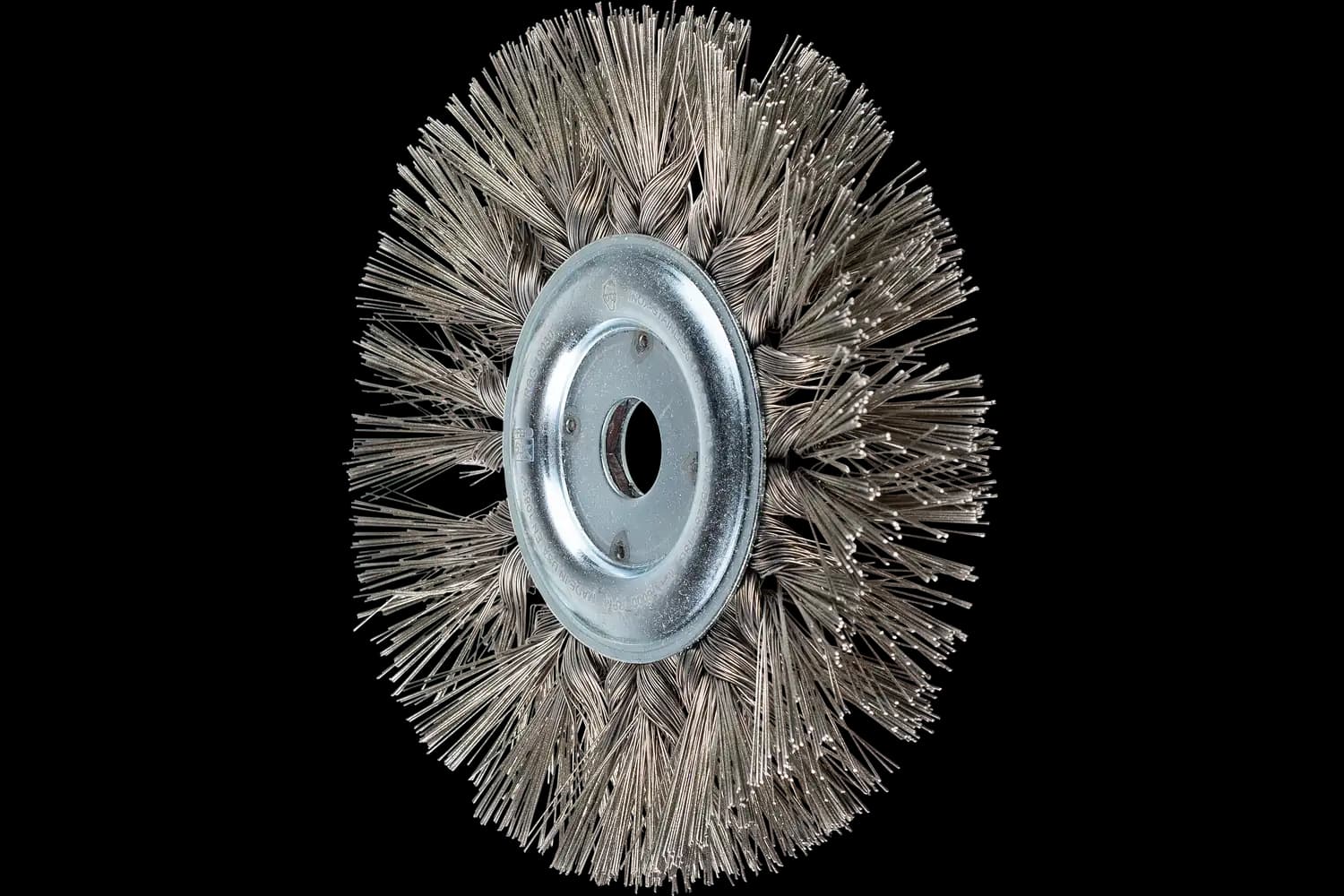 Perie circulară împletită (heavy-duty) din sârmă de oțel POS RBG 19030/22,2 INOX 0,50 DIA 270