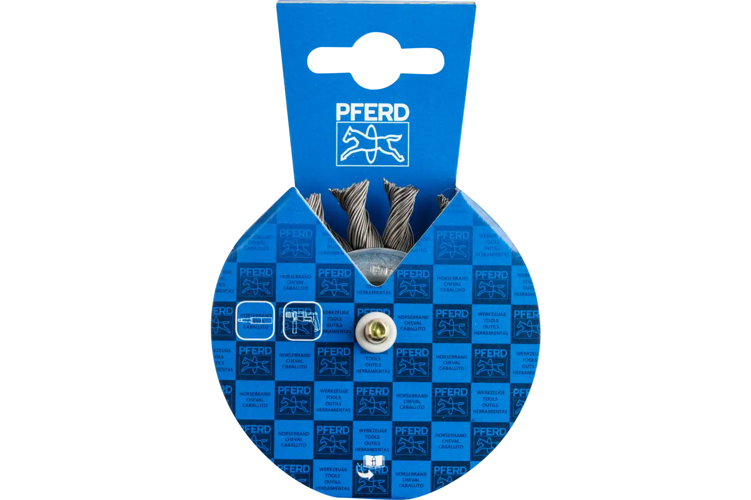 Perie circulară împletită (heavy-duty) din sârmă de oțel POS RBG 7006/6 ST 0,50