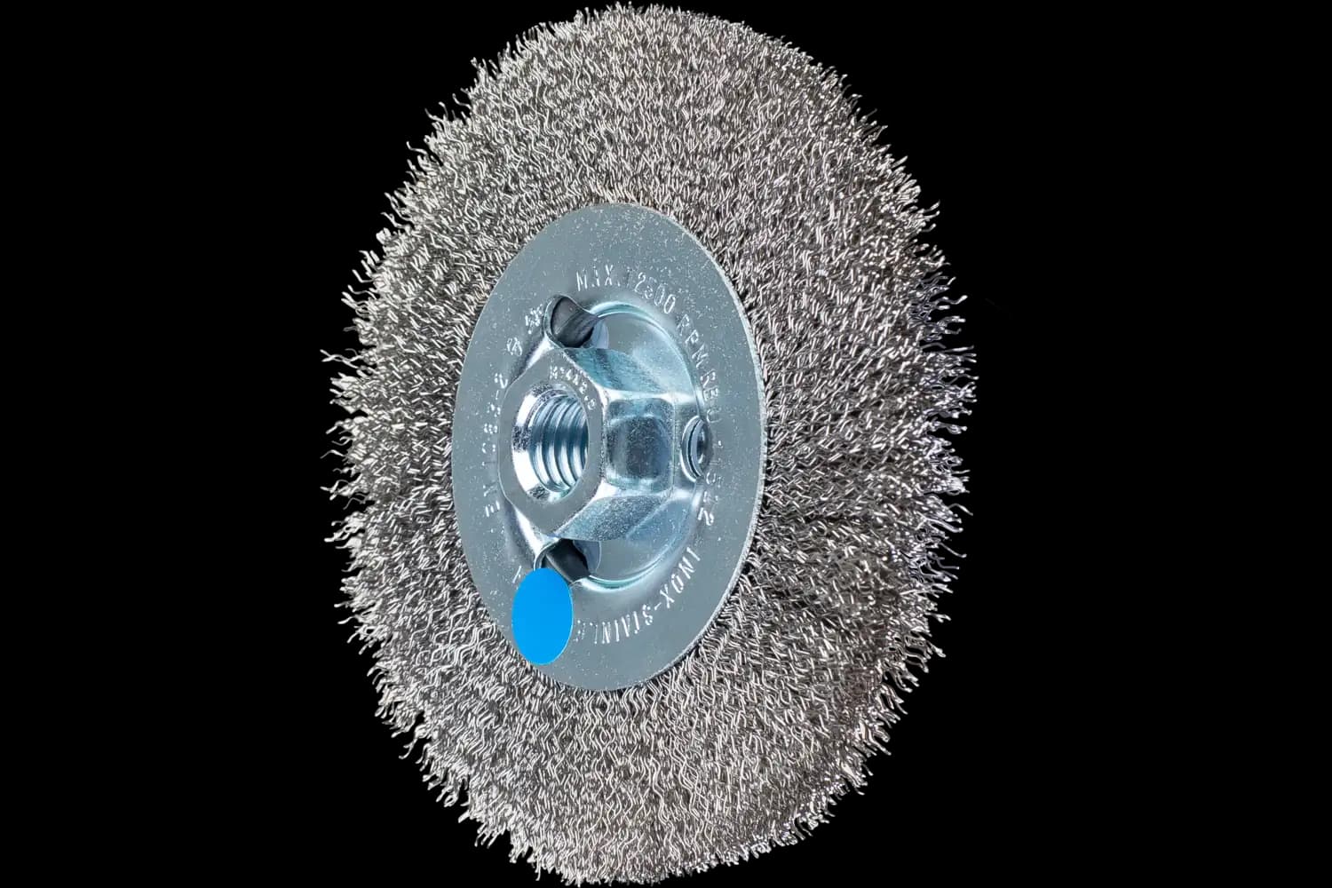 Perie circulară din sârmă de oțel POS RBU 11512/M14 INOX 0,30