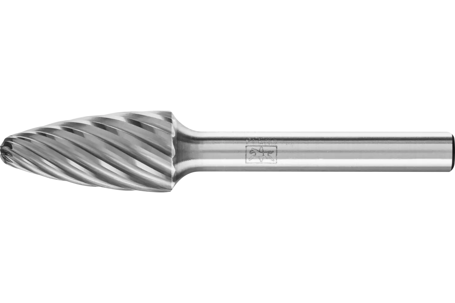 Freză biax din carbură metalică, formă de ogivă sferică (RBF) RBF 1225/6 INOX