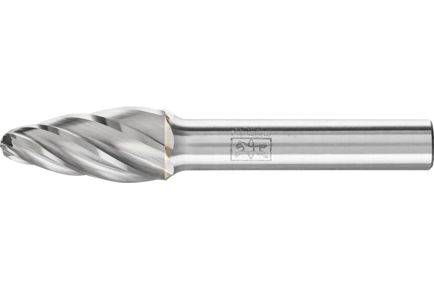 Freză biax din carbură metalică, formă de ogivă sferică (RBF) RBF 1225/8 ALU