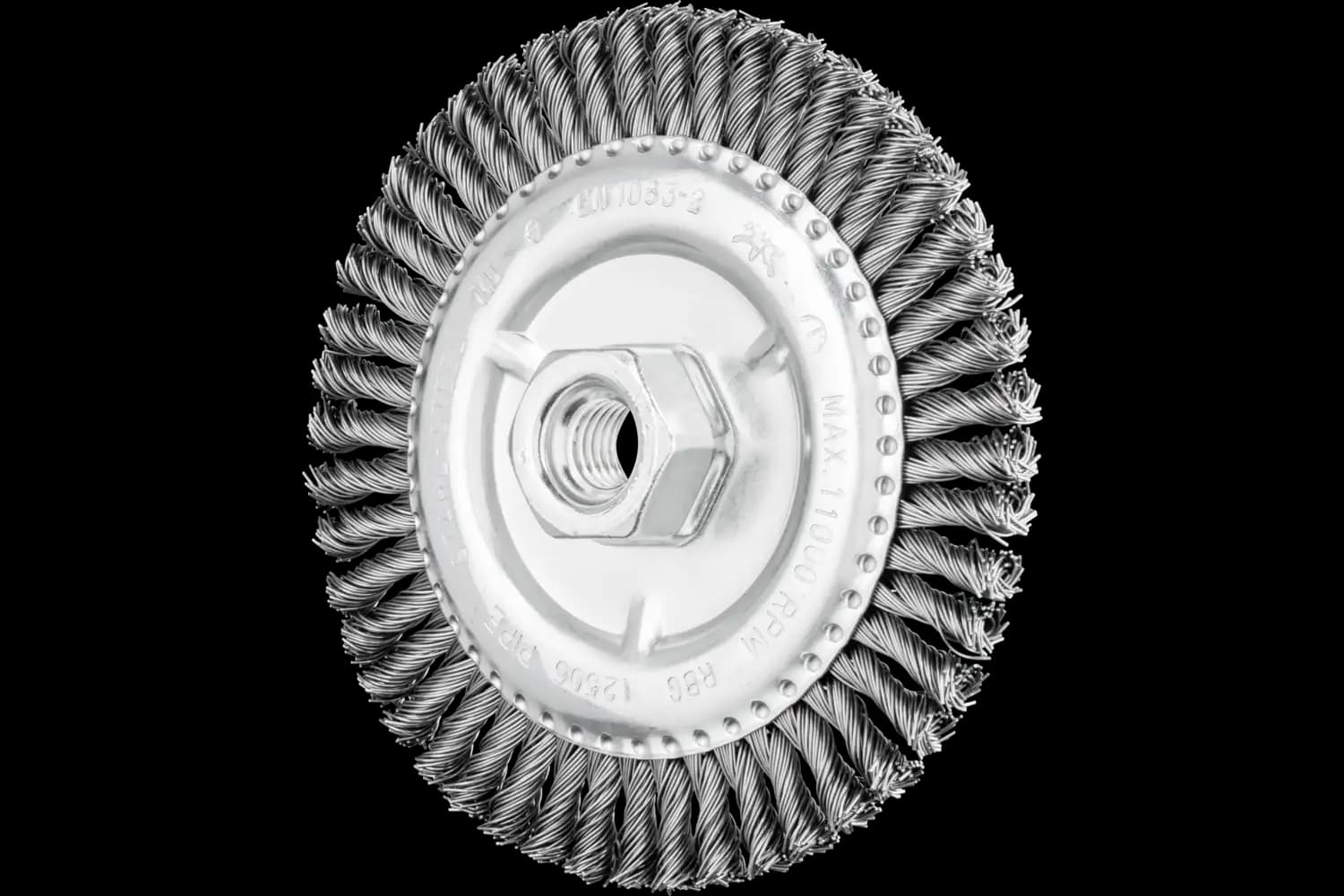 Perie circulară împletită (heavy-duty) din sârmă de oțel RBG 12506/M14 PIPE ST 0,50