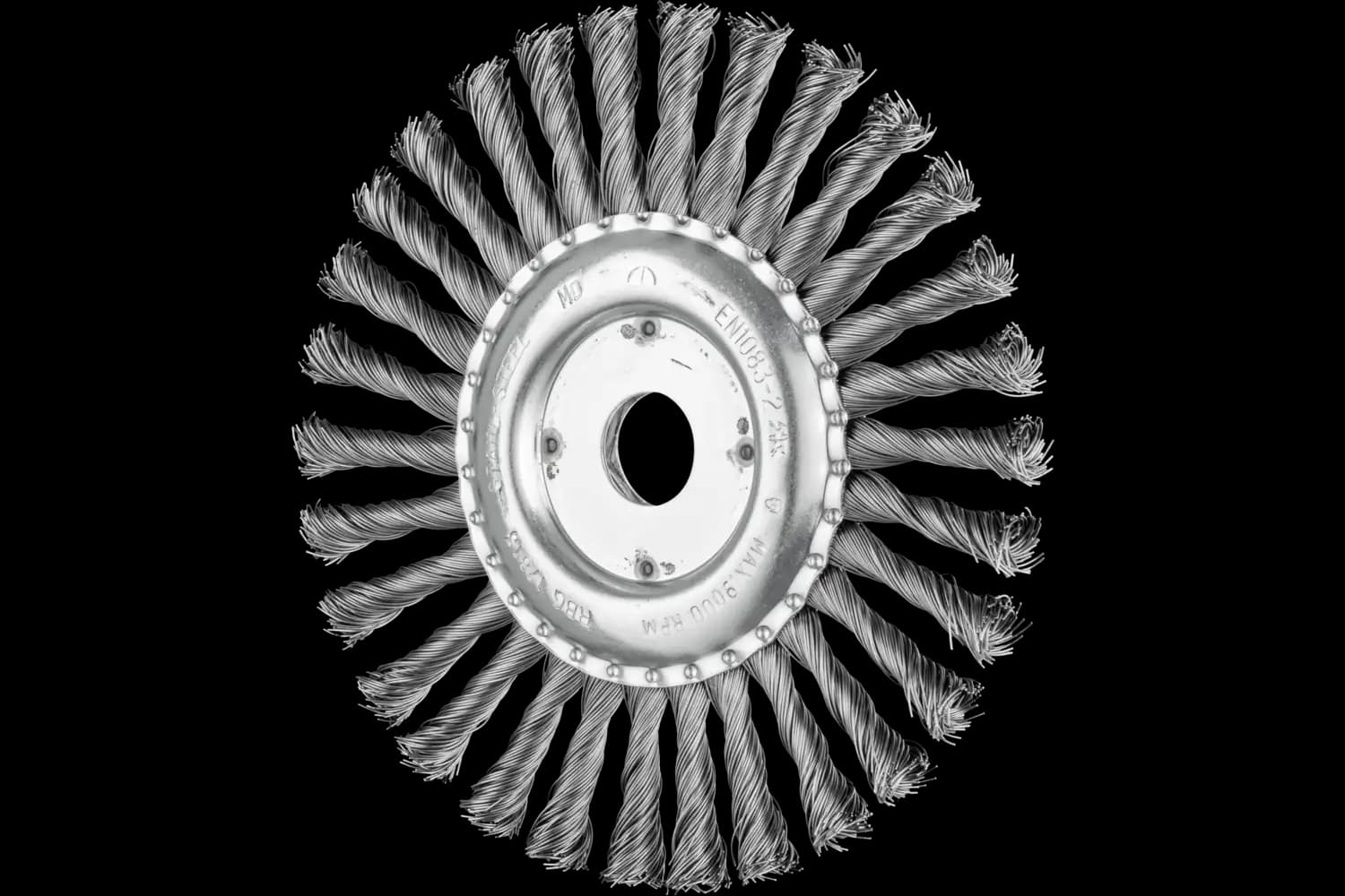 Perie circulară împletită (heavy-duty) din sârmă de oțel RBG 17813/22,2 ST 0,50