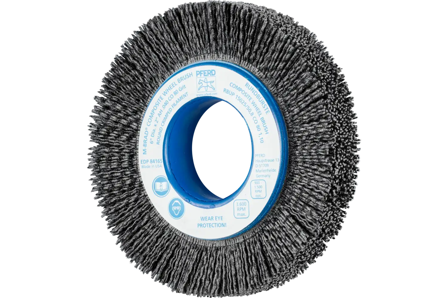 Perie circulară din tije abrazive SiC (siliciu-carbură) RBUP 15025/50,8 CO 80 1,10