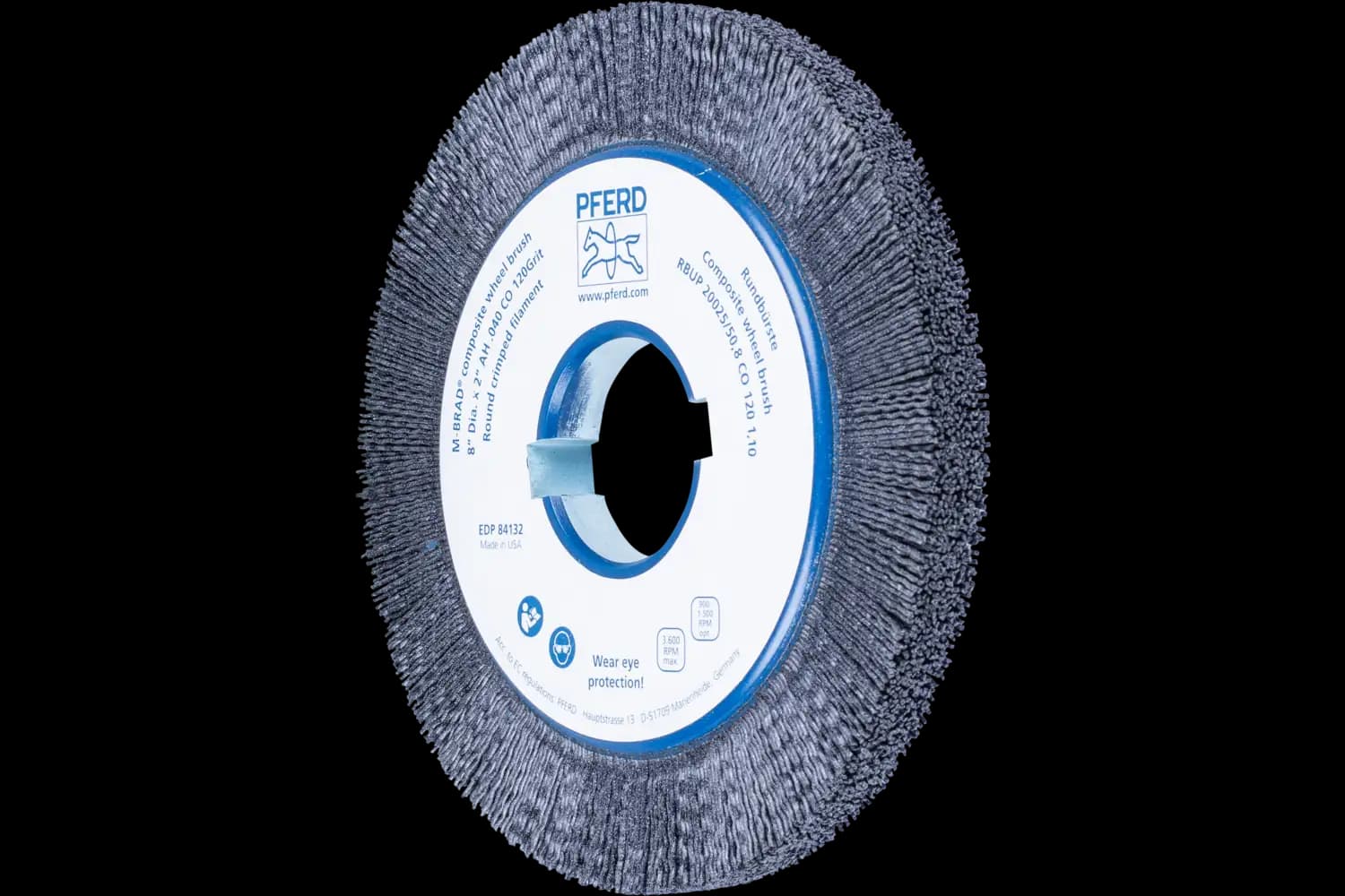 Perie circulară din tije abrazive SiC (siliciu-carbură) RBUP 20013/50,8 CO 120 1,10