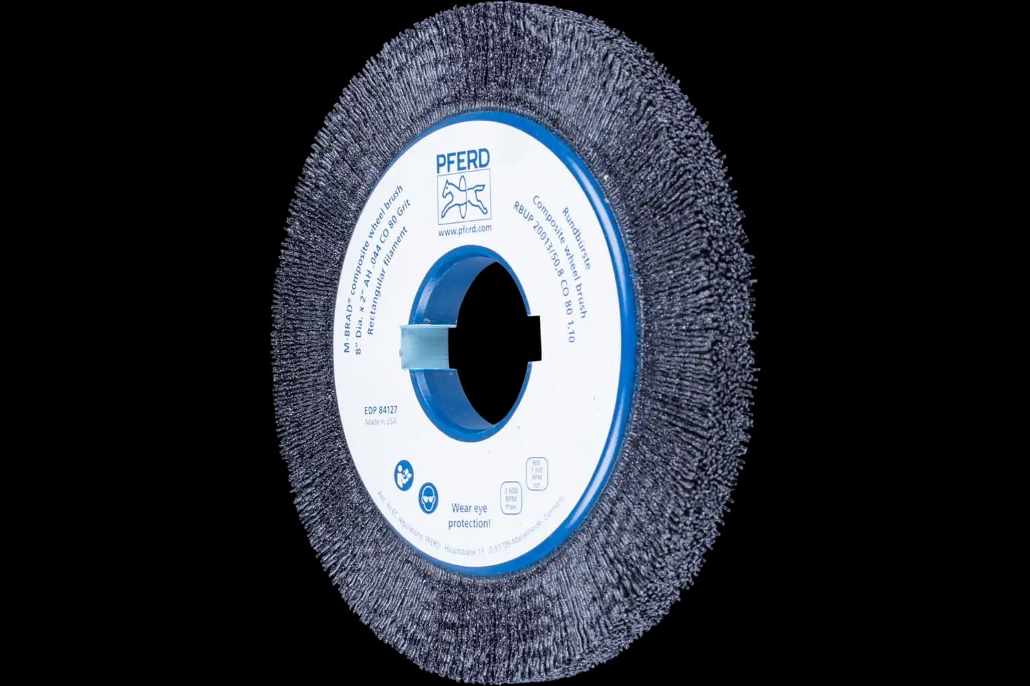 Perie circulară din tije abrazive SiC (siliciu-carbură) RBUP 20013/50,8 CO 80 1,10
