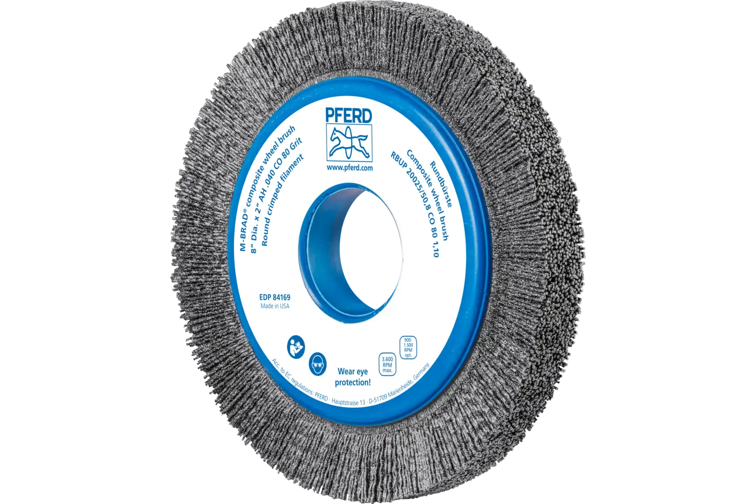 Perie circulară din tije abrazive SiC (siliciu-carbură) RBUP 15013/50,8 CO 80 1,10