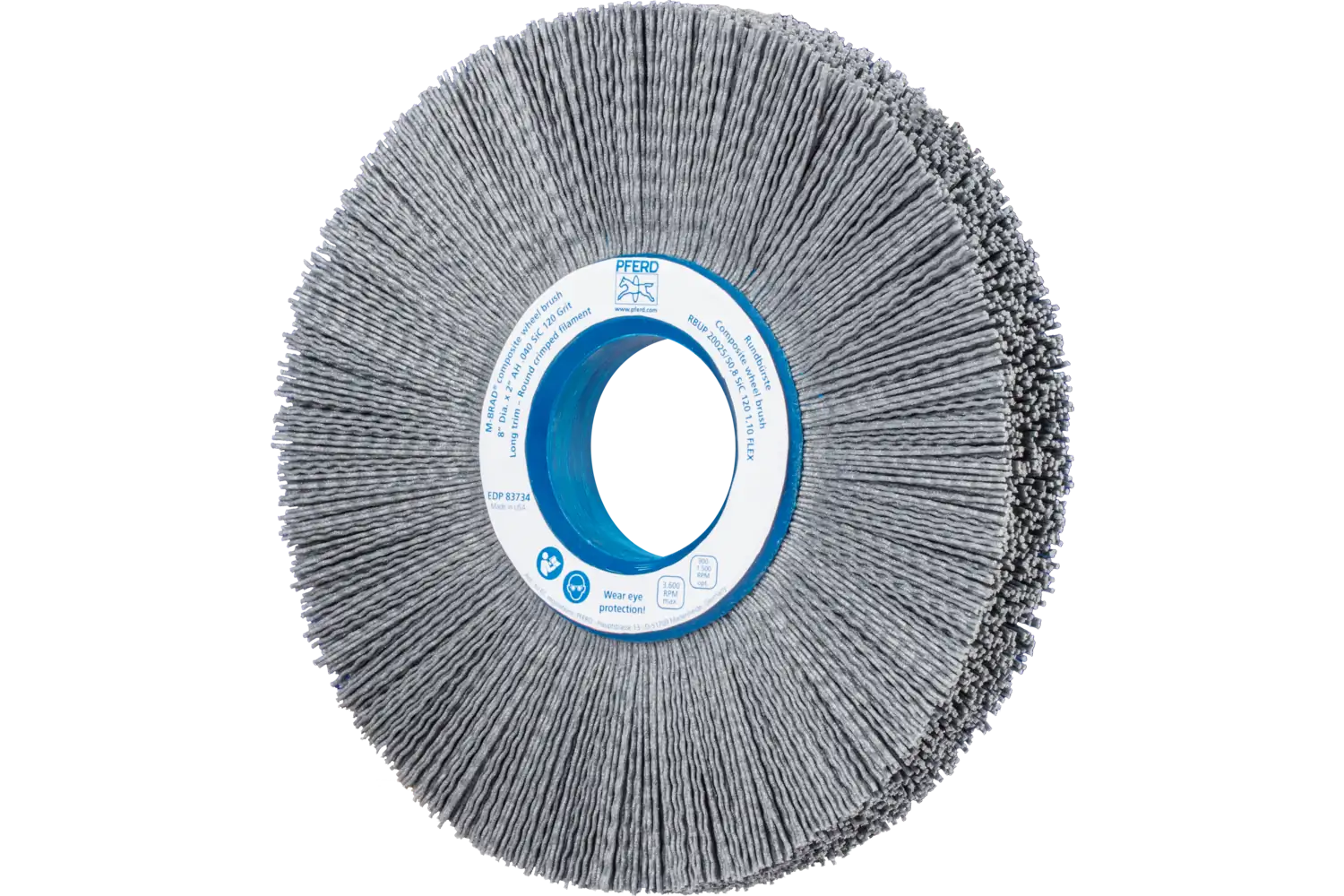 Perie circulară din tije abrazive SiC (siliciu-carbură) RBUP 20025/50,8 SiC 120 1,10 FLEX