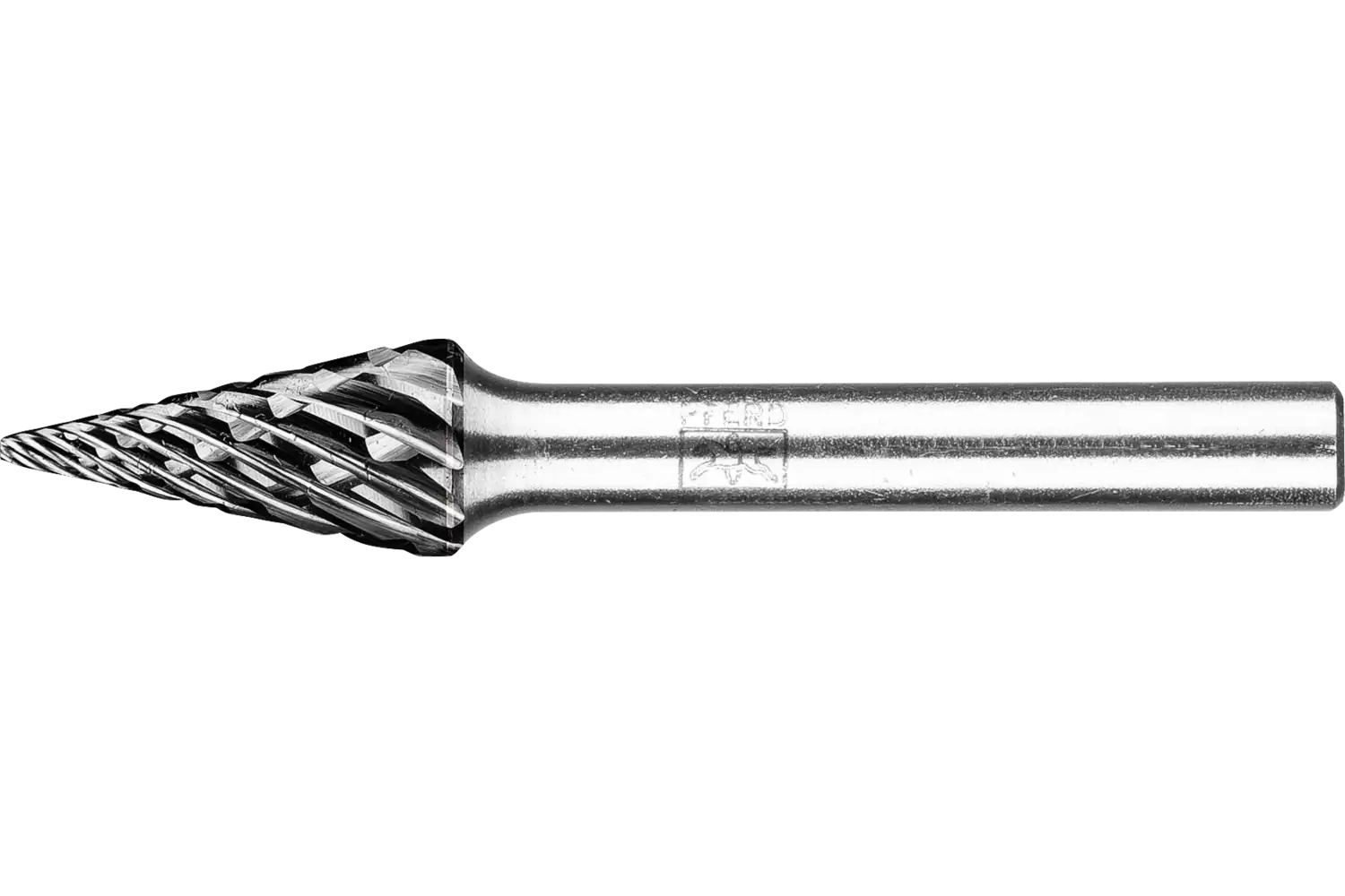 Freză biax din carbură metalică, formă conică ascuțită (SKM) SKM 1020/6 STEEL HC-FEP