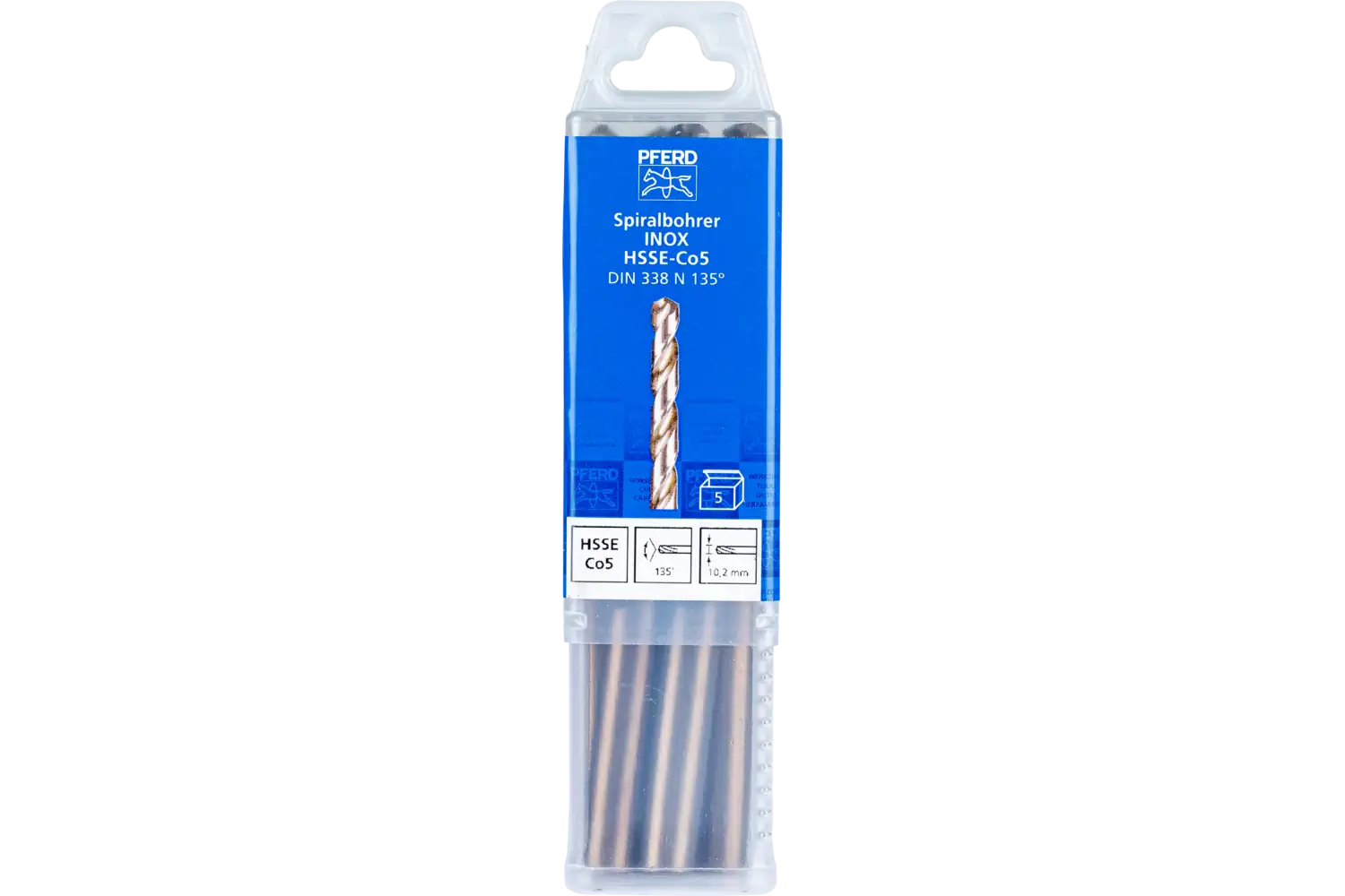 Burghiu elicoidal HSS SPB DIN 338 HSSE N 10,2 INOX