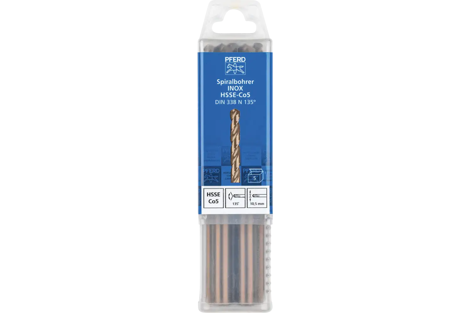 Burghiu elicoidal HSS SPB DIN 338 HSSE N 10,5 INOX