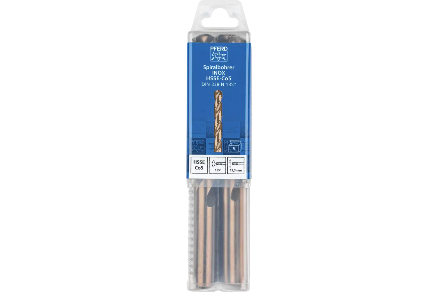 Burghiu elicoidal HSS SPB DIN 338 HSSE N 12,5 INOX