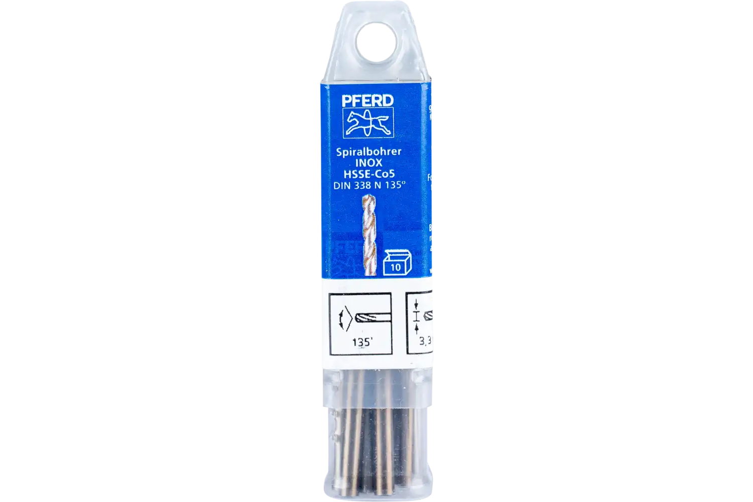Burghiu elicoidal HSS SPB DIN 338 HSSE N 3,3 INOX