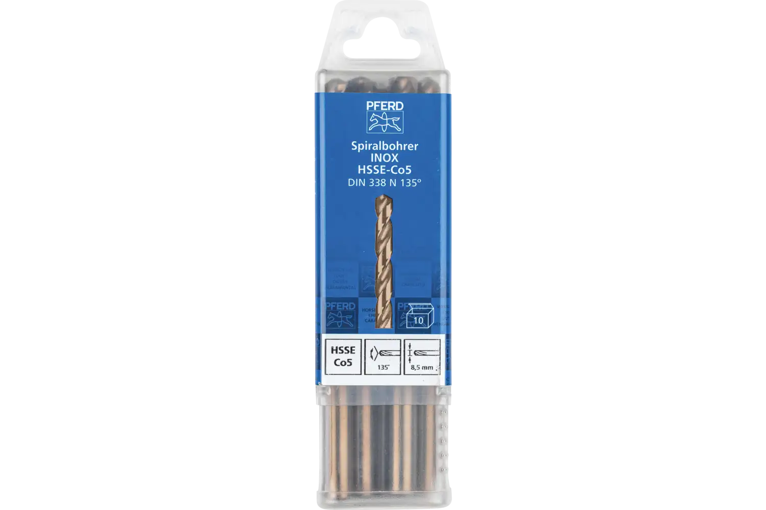 Burghiu elicoidal HSS SPB DIN 338 HSSE N 8,5 INOX