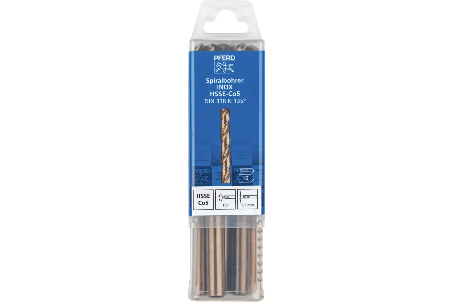 Burghiu elicoidal HSS SPB DIN 338 HSSE N 9,5 INOX