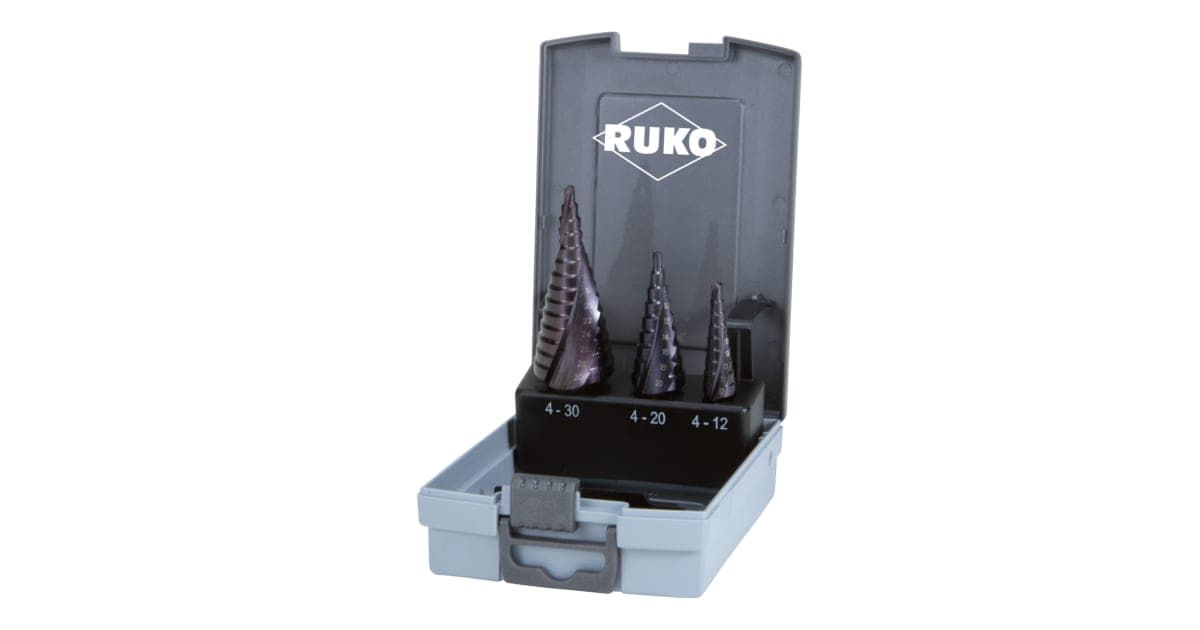 Set burghie treptate HSS-TiAlN - 3 piese 101026FRO