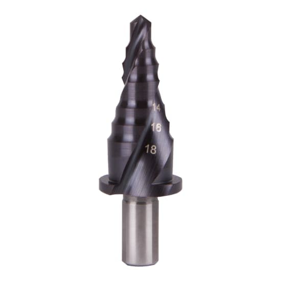 Burghiu pas cu barieră de blocare, HSS, TiAIN, spiralat canelat cu vârf transversal 101068F-1 3
