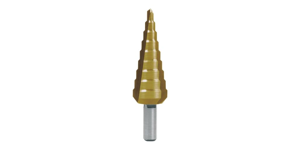 Burghiu treptat HSS, HSS, TiN, cu 3 muchii de taiere, canelura dreapta 101350-9T 2